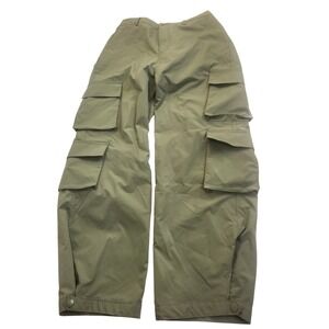 LOVE TREE Womens Olive Green‎ Baggy Cargo Pants Size Large Wide Leg Casual NWT
